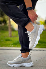 Kb-707  Kuback Taş Süet Yüksek Taban Bağcıklı Günlük Erkek Ayakkabı (Numara: 40) - Görsel 2