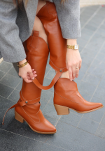 Milla Taba Cilt Tak Çıkar Topuklu Bot Ve Çizme (Numara: 38) - Görsel 4