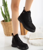 Jiwa Siyah Süet Bağcıklı Bot (Numara: 37) - Görsel 4