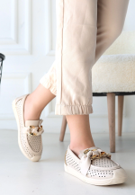 Riwan Bej Cilt Babet Ayakkabı (Numara: 36) - Görsel 3