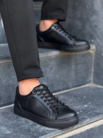 Kb-Bx1  Kuback Siyah Cilt Yüksek Siyah Taban Günlük Erkek Ayakkabı (Numara: 42) - Görsel 4