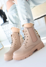 Harte Nude Cilt Bağcıklı Bot (Numara: 36) - Görsel 3