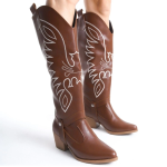 Jilla Taba Cilt Tak Çıkar Topuklu Bot Ve Çizme (Numara: 37) - Görsel 6