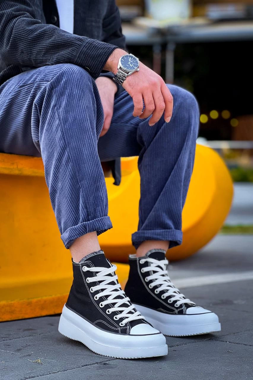 1228986_kb-cx-3-kuback-uzun-siyah-keten-beyaz-yuksek-taban-spor-ayakkabi-318157842-sw853sh1280.png Kb-Cx-3 Kuback Uzun Siyah Keten Beyaz Yüksek Taban Spor Ayakkabı (Numara: 40) - Görsel 3