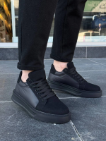 Kb-046 Kuback Siyah Paraşüt Siyah Yüksek Taban Günlük Spor Ayakkabı (Numara: 41) - Görsel 2