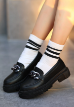 Biga Siyah Cilt  Ayakkabı (Numara: 37) - Görsel 2