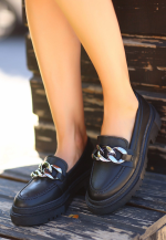 Biga Siyah Cilt  Ayakkabı (Numara: 38) - Görsel 5