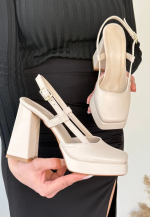 Mety Bej Cilt Topuklu Ayakkabı (Numara: 39) - Görsel 2