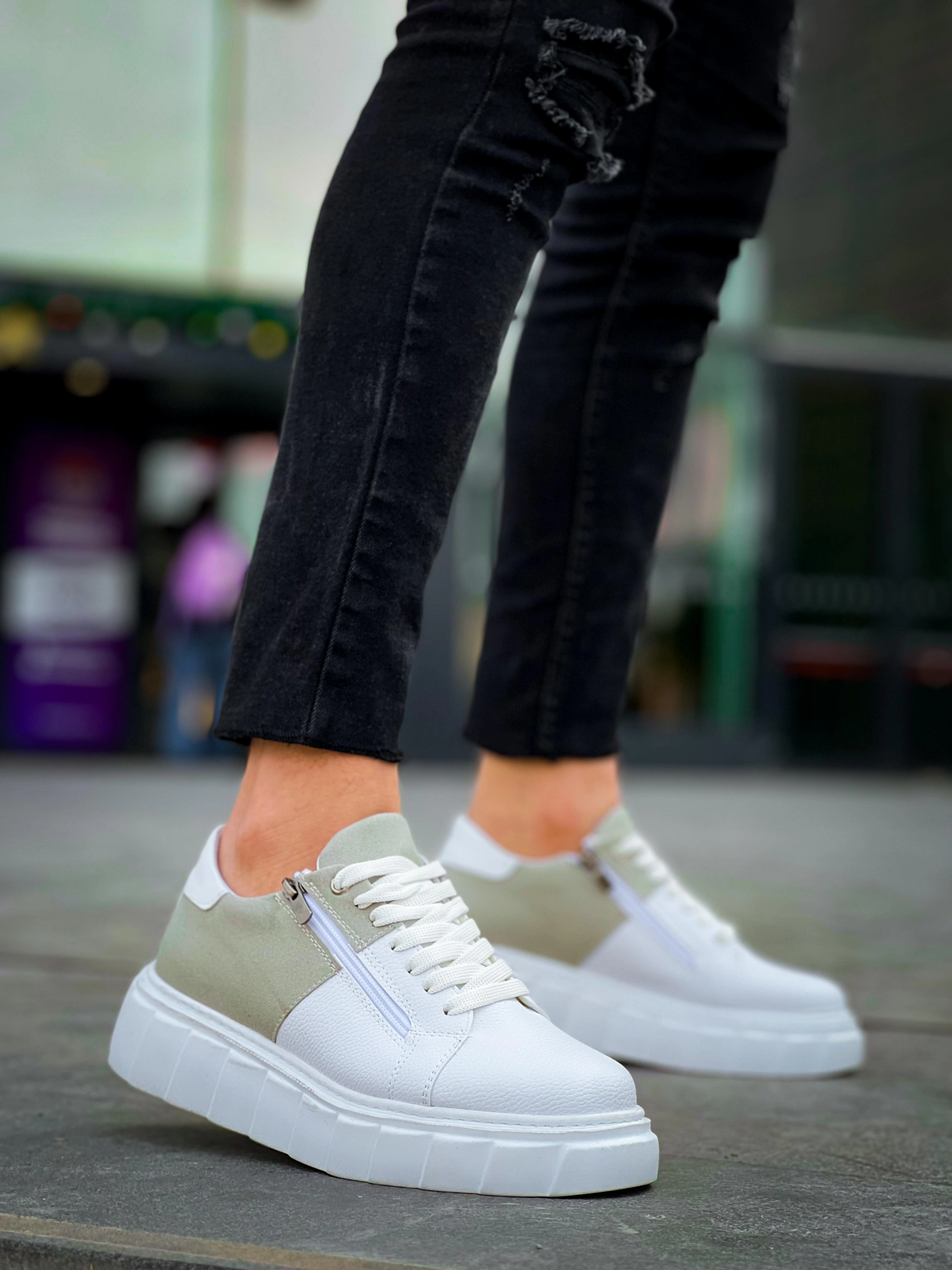 1229587_kb-x155-kuback-beyaz-cilt-gri-suet-detayli-beyaz-yuksek-taban-gunluk-spor-ayakkabi-322261610-sw3024sh4032.png Kb-X155 Kuback Beyaz Cilt Gri Süet Detaylı Beyaz Yüksek Taban Günlük Spor Ayakkabı (Numara: 40) - Görsel 3