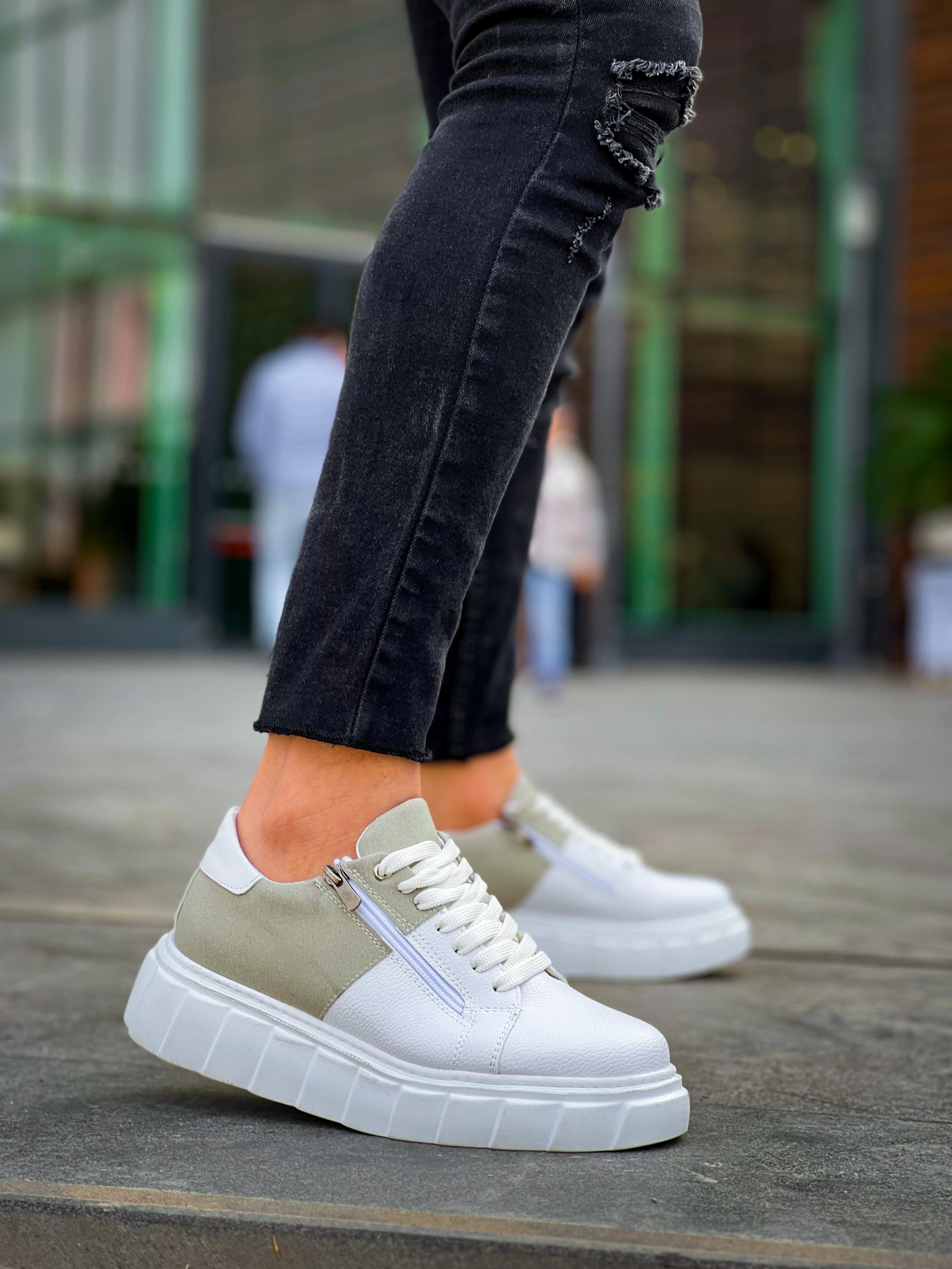 1229587_kb-x155-kuback-beyaz-cilt-gri-suet-detayli-beyaz-yuksek-taban-gunluk-spor-ayakkabi-446839331-sw3024sh4032.png Kb-X155 Kuback Beyaz Cilt Gri Süet Detaylı Beyaz Yüksek Taban Günlük Spor Ayakkabı (Numara: 40) - Görsel 4