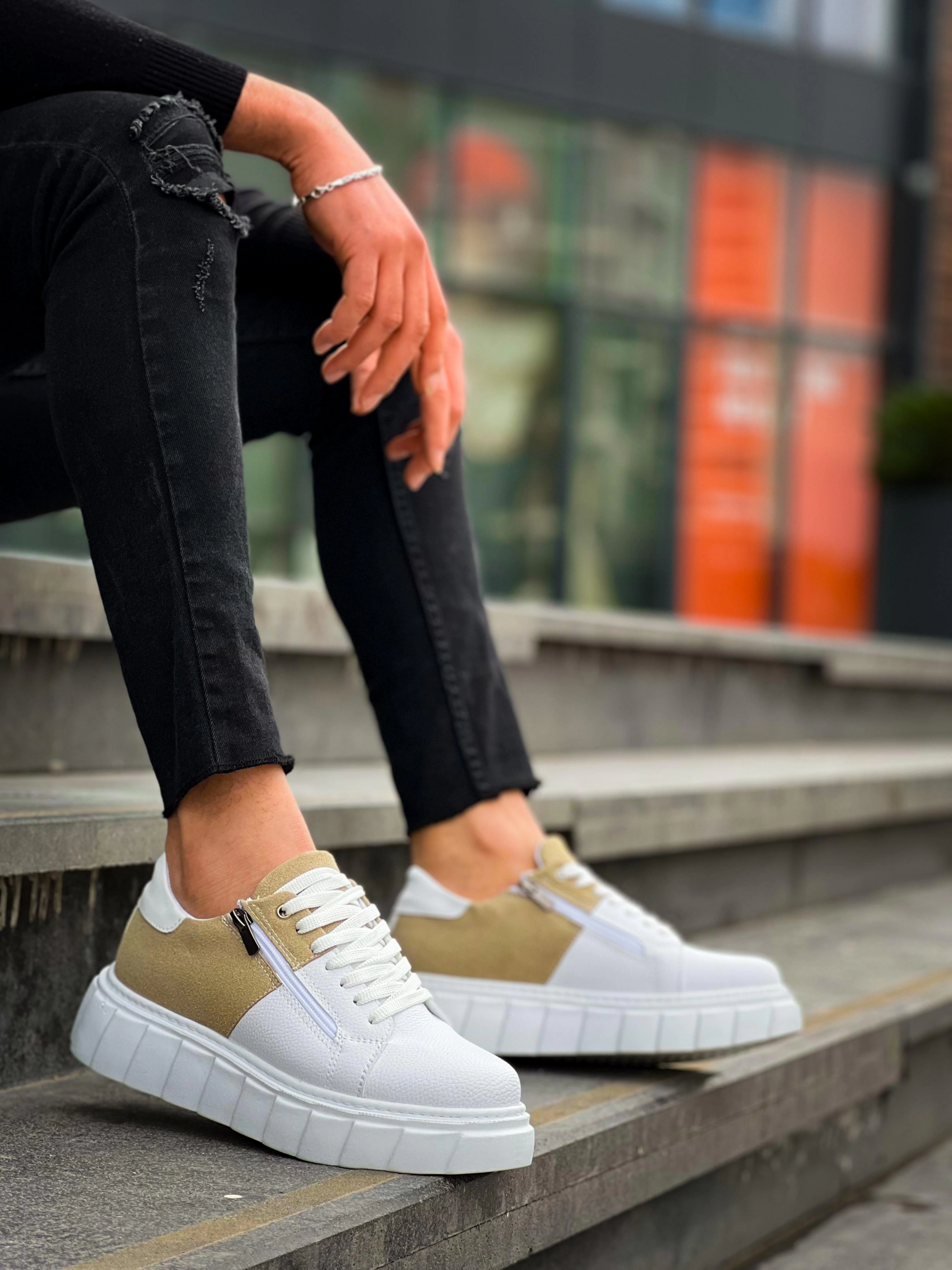 1229588_kb-x155-kuback-beyaz-cilt-bej-suet-detayli-beyaz-yuksek-taban-gunluk-spor-ayakkabi-144404071-sw3024sh4032.png Kb-X155 Kuback Beyaz Cilt Bej Süet Detaylı Beyaz Yüksek Taban Günlük Spor Ayakkabı (Numara: 44) - Görsel 1