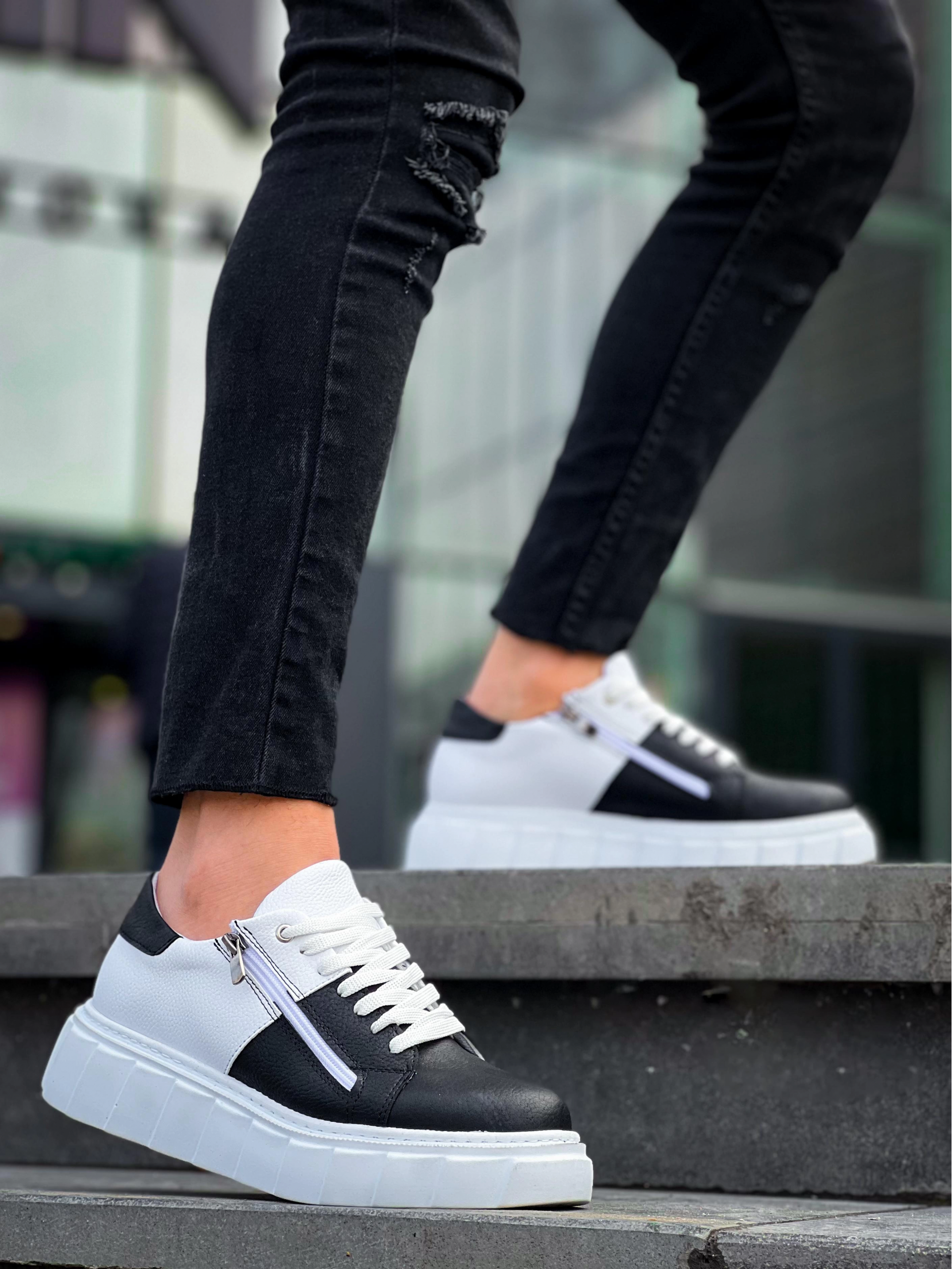 1229613_kb-x155-kuback-siyah-cilt-beyaz-cilt-detayli-beyaz-yuksek-taban-gunluk-spor-ayakkabi-259394540-sw2818sh3758.png Kb-X155 Kuback Siyah Cilt Beyaz Cilt Detaylı Beyaz Yüksek Taban Günlük Spor Ayakkabı (Numara: 44) - Görsel 2