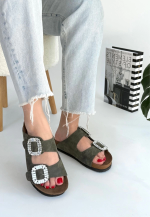 Nool Yeşil Nubuk Terlik (Numara: 38)