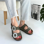 Nool Yeşil Nubuk Terlik (Numara: 38) - Görsel 4