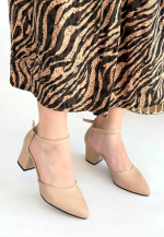 Mulen Nude Cilt Topuklu Ayakkabı (Numara: 37)