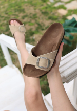 Zooy Bej Nubuk Terlik (Numara: 36) - Görsel 2