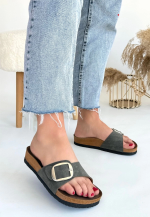 Zooy Yeşil Nubuk Terlik (Numara: 38) - Görsel 2