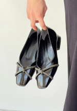 Pety Siyah Rugan Topuklu Ayakkabı (Numara: 37) - Görsel 3