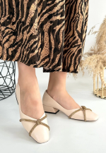 Pety Bej Cilt Topuklu Ayakkabı (Numara: 38) - Görsel 3