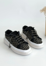 Guji Siyah Kot Bağcıklı Spor Ayakkabı (Numara: 36) - Görsel 4