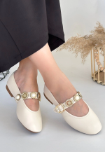 Atnis Bej Cilt Babet Ayakkabı (Numara: 36) - Görsel 2