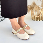 Atnis Bej Cilt Babet Ayakkabı (Numara: 36) - Görsel 4