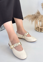 Atnis Bej Cilt Babet Ayakkabı (Numara: 37)