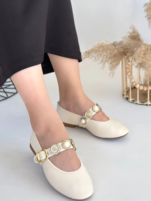 Atnis Bej Cilt Babet Ayakkabı (Numara: 37)