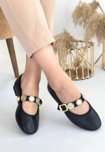 Atnis Siyah Cilt Babet Ayakkabı (Numara: 36) - Görsel 3