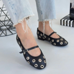 Tinta Siyah Cilt Babet Ayakkabı (Numara: 37) - Görsel 4