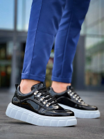 Kb-X10 Kuback Siyah Rugan Beyaz Yüksek Taban Günlük Spor Ayakkabı (Numara: 42) - Görsel 3