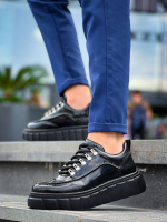 Kb-X10 Kuback Siyah Rugan Siyah Yüksek Taban Günlük Spor Ayakkabı (Numara: 40) - Görsel 2