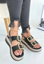 Stan Siyah Cilt Sandalet (Numara: 36) - Görsel 3