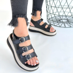 Jatay Siyah Cilt Sandalet (Numara: 39) - Görsel 4