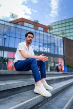 Kb-X204 Kuback Bej Keten Bej Yüksek Taban Günlük Erkek Spor Ayakkabı (Numara: 44) - Görsel 2