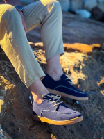 Kb-X5 Kuback Lacivert  Süet Bağcıklı  Günlük Erkek Ayakkabı (Numara: 41) - Görsel 2