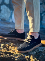 Kb-X5 Kuback Siyah  Süet Bağcıklı  Günlük Erkek Ayakkabı (Numara: 40) - Görsel 2