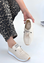 Fiert Bej Cilt Bağcıklı Spor Ayakkabı (Numara: 37) - Görsel 2