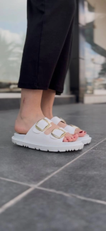 Kbtx-1 Kuback Beyaz Günlük Kadın Terlik (Numara: 39) - Görsel 2