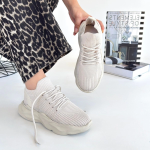 Henta Bej Triko Bağcıklı Spor Ayakkabı (Numara: 40) - Görsel 4