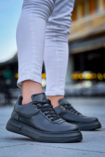 Kb-X20 Kuback Kömür Cilt  Günlük Erkek Ayakkabı (Numara: 42)