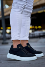 Kb-X20 Kuback Siyah Süet  Günlük Erkek Ayakkabı (Numara: 43)