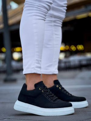 Kb-X20 Kuback Siyah Süet Günlük Erkek Ayakkabı (Numara: 43)