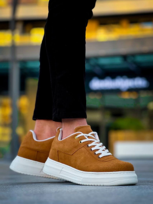 Kb-X20 Kuback Taba Süet  Günlük Erkek Ayakkabı (Numara: 44)