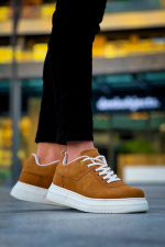 Kb-X20 Kuback Taba Süet  Günlük Erkek Ayakkabı (Numara: 43)