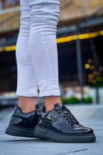 Kb-X20 Kuback Kömür Rugan  Günlük Erkek Ayakkabı (Numara: 41) - Görsel 2