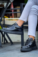 Kb-X20 Kuback Kömür Rugan  Günlük Erkek Ayakkabı (Numara: 41) - Görsel 6