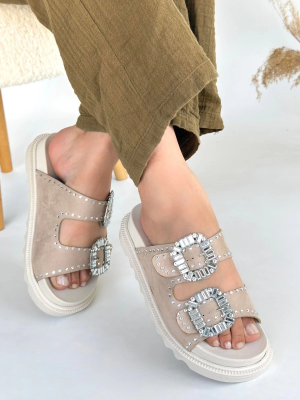 Juana Bej Nubuk Taşlı Terlik (Numara: 37)