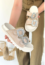 Juana Bej Nubuk Taşlı Terlik (Numara: 37) - Görsel 3