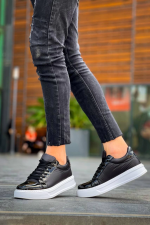 Kb-X46 Kuback Siyah Rugan Bağcıklı  Günlük Erkek Ayakkabı (Numara: 42) - Görsel 4